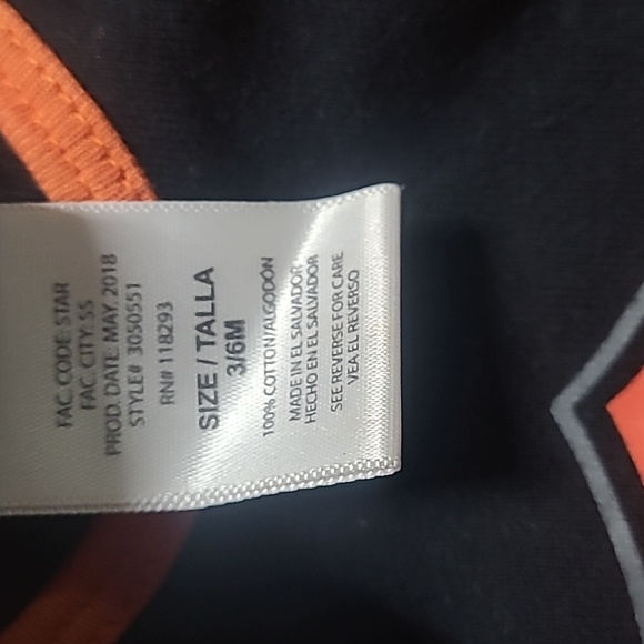 BABY BOY'S HARLEY DAVIDSON MOTORCYCLE ONESIE - Picture 4 of 6